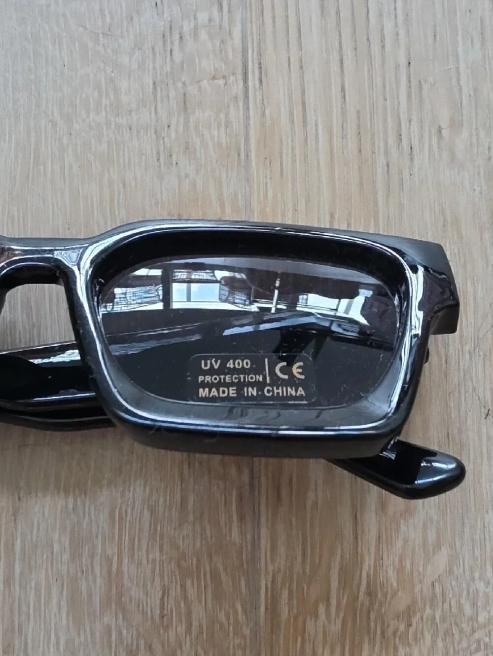 Chunky Black Rectangular Sunglasses